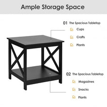 Load image into Gallery viewer, X-Design Display Accent Sofa Side Nightstand Table-Black