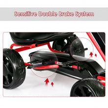 Load image into Gallery viewer, Kids Ride On Toys Pedal Powered Go Kart Pedal Car-Black
