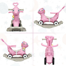 Load image into Gallery viewer, 4 in 1 Baby Rocking Horse with Music-Pink