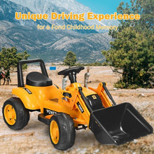 Load image into Gallery viewer, Kids Ride On Excavator Digger 6V Battery Powered Tractor -Yellow