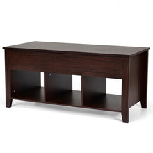 Load image into Gallery viewer, Lift Top Coffee Table with Storage Lower Shelf-Brown