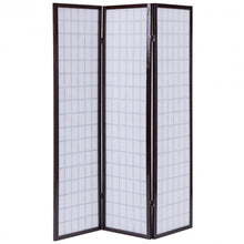 Load image into Gallery viewer, 3 Panel Wood Folding Privacy Room Divider-Cherry