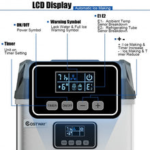 Load image into Gallery viewer, 48 Lbs Stainless Self-Clean Ice Maker with LCD Display