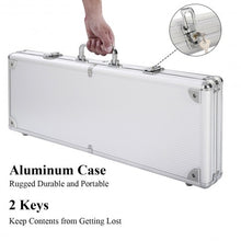 Load image into Gallery viewer, 500 Chips Poker Dice Chip Set w/ Silver Aluminum Case