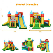Load image into Gallery viewer, Kids Inflatable Dual Slide Jumping Castle with 780W Blower