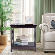 Load image into Gallery viewer, X-Design Display Accent Sofa Side Nightstand Table-Brown