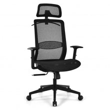 Load image into Gallery viewer, Height Adjustable Ergonomic High Back Mesh Office Chair with Hange-Black