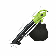 Load image into Gallery viewer, 7.5 Amp 3-in-1 Electric Leaf Blower Leaf Vacuum Mulcher 170MPH