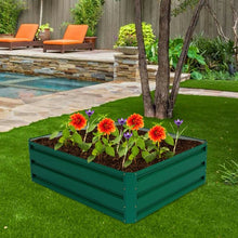 Load image into Gallery viewer, 39.5" x 31.5" Patio Raised Garden Bed for Vegetable Flower Planting