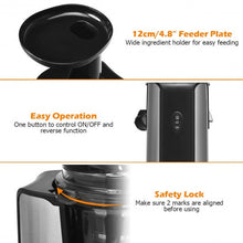 Load image into Gallery viewer, Slow Masticating Juicer Cold Press Juicer Extractor