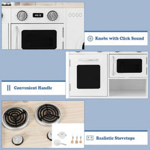 Load image into Gallery viewer, Wooden Kids Kitchen with Washing Machine