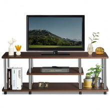 Load image into Gallery viewer, 3-Tier 110 lbs Stainless Steel Listed TV Stand