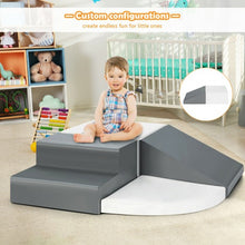 Load image into Gallery viewer, 4-Piece Indoor Toddler Playtime Corner Climber Play Set-White