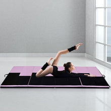 Load image into Gallery viewer, 4' x 10' x 2" Gymnastics Mat Folding Portable Exercise Aerobics Exercise Mat