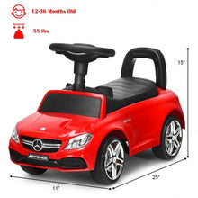 Load image into Gallery viewer, Mercedes Benz Licensed Kids Ride On Push Car-Red