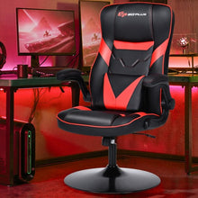 Load image into Gallery viewer, Rocking Gaming Chair Height Adjustable Swivel Racing Style Rocker -Red