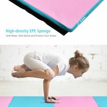 Load image into Gallery viewer, 8' x 4' x 2" Folding Gymnastics Tumbling Mat-Blue&Pink