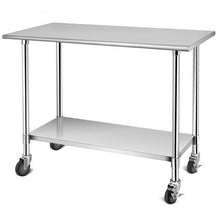Load image into Gallery viewer, NSF Stainless Steel Commercial Kitchen Prep & Work Table
