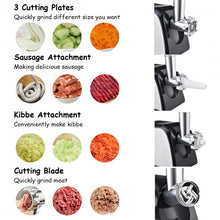 Load image into Gallery viewer, 2000W Stainless Steel Electric Meat Grinder Sausage Stuffer Maker