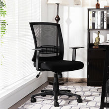 Load image into Gallery viewer, Adjustable Mid Back Mesh Office Chair with Lumbar Support