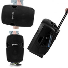 Load image into Gallery viewer, Portable 12" 2-way 600 W Bluetooth Music Rechargeable Powered Speaker