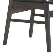 Load image into Gallery viewer, Set of 2 Armless PU Leather Dining Side Chairs-Black