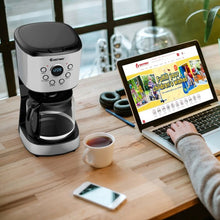 Load image into Gallery viewer, 12-cup LCD Display Programmable Coffee Maker Brew Machine
