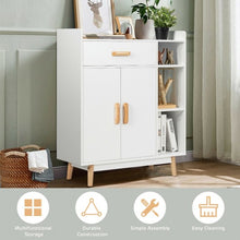 Load image into Gallery viewer, Floor Storage Cabinet Free Standing Cupboard Chest
