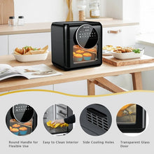 Load image into Gallery viewer, 10.6QT 8-in-1 Air Fryer Digital Toaster Oven Rotisserie with Accessories
