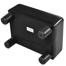 Load image into Gallery viewer, Small PU Leather Rectangular Seat Ottoman Footstool-Black