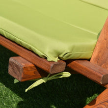Load image into Gallery viewer, Outdoor 2 Persons Rocking Wooden Lounge Chair with Cushion