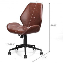 Load image into Gallery viewer, Office Home Leisure Mid-back Upholstered Rolling Chair