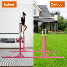 Load image into Gallery viewer, Kids Adjustable Width & Height Gymnastics Parallel Bars