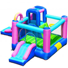 Load image into Gallery viewer, Inflatable Bounce Castle with Dual Slides and Climbing Wall without Blower