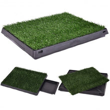 Load image into Gallery viewer, 25" x 20" Puppy Potty Training Toilet Turf Mat