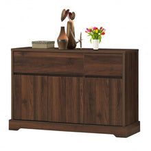Load image into Gallery viewer, Buffet Sideboard Console Table Cabinet w/2 Storage Drawers