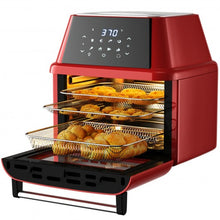 Load image into Gallery viewer, 19 QT Multi-functional Air Fryer Oven 1800W Dehydrator Rotisserie-Red