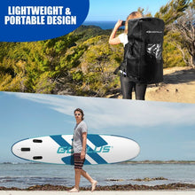 Load image into Gallery viewer, Inflatable Stand Up Paddle Board 6" Thick with Backpack Leash Aluminum Paddle