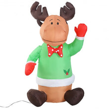 Load image into Gallery viewer, 4 ft Waterproof Inflatable Deer Christmas Decoration