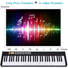 Load image into Gallery viewer, BX-II 61 Key Digital Piano Touch sensitive with Bluetooth and MP3-White