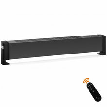 Load image into Gallery viewer, 1500W Baseboard Hardwire Electric Heater Fast Heating with Remote Control Timer