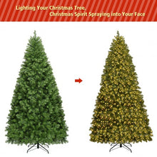 Load image into Gallery viewer, Pre-Lit Artificial PVC Christmas Tree with LED Lights & Stand-8'