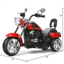 Load image into Gallery viewer, 6V 3 Wheel Kids Motorcycle-Red