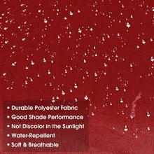 Load image into Gallery viewer, 10ft 3 Tier Patio Umbrella Aluminum Sunshade Shelter Double Vented-Burgundy