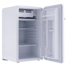 Load image into Gallery viewer, 3.2 Cu Ft Retro Compact Refrigerator w/ Freezer Interior Shelves Handle-White