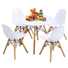 Load image into Gallery viewer, 5 Piece Kids Mid-Century Modern Table Chairs Set