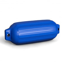 Load image into Gallery viewer, 4 Ribbed Marine 8.5" x 27" Boat Fender Vinyl Bumper-Blue