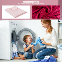 Load image into Gallery viewer, 10lbs 3 pcs Heavy Weighted Duvet Blanket-Pink
