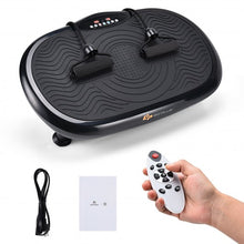 Load image into Gallery viewer, Mini Vibration Body Fitness Platform with Loop Bands-Black