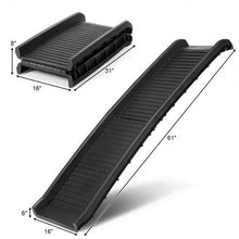 Load image into Gallery viewer, 61" Folding Portable Lightweight Non-Slip Dog Cat Pet Ramp
